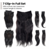 7 Clip-In Full Set – 100% Human Hair