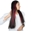 Normal Clip‑in Human Hair Streaks – 100% Human Hair