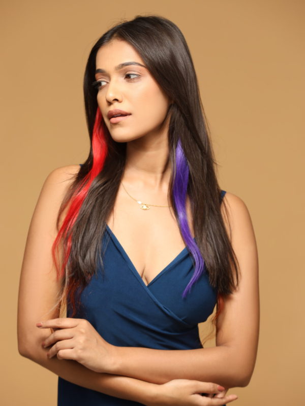 Invisible Clip‑in Human Hair Streaks – Premium Highlight Extensions