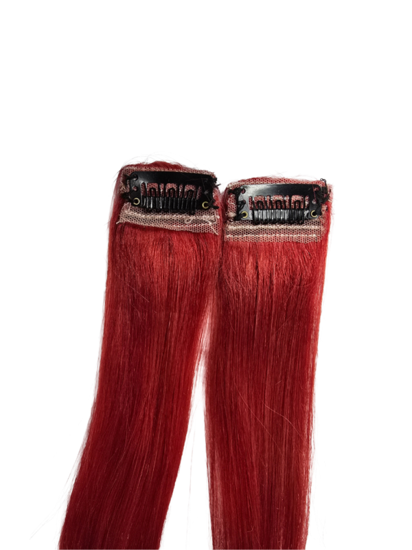 Normal Clip‑in Human Hair Streaks – 100% Human Hair