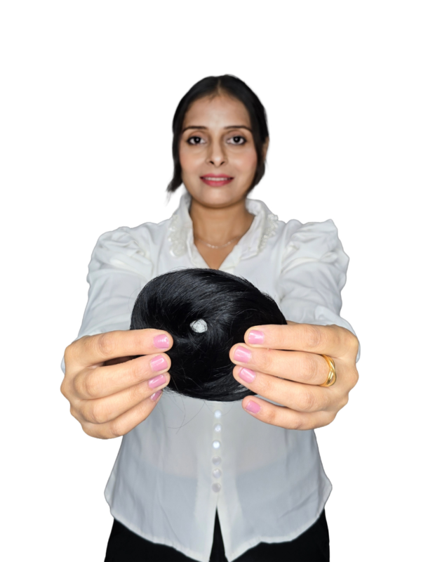 Messy Bun Scrunchie – 100% Human Hair